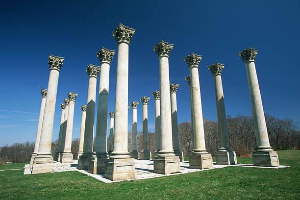 National twenty two Pillars/columns in DC taken from the original Capital building